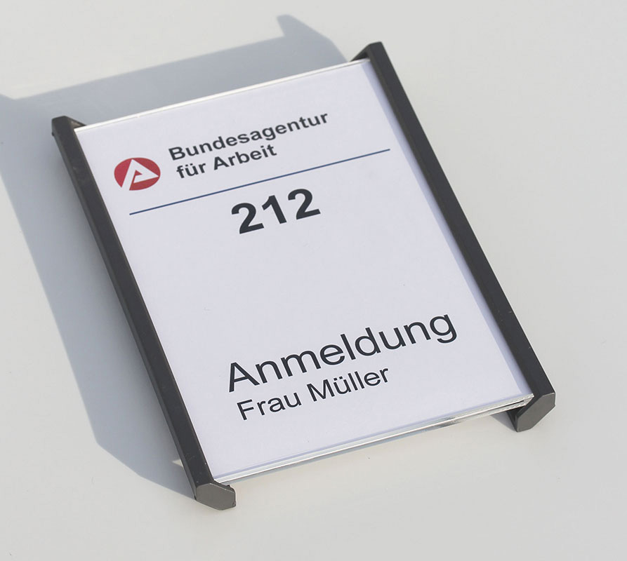 Türschild SIMPLEX - 105 x 148 mm (hoch oder quer)