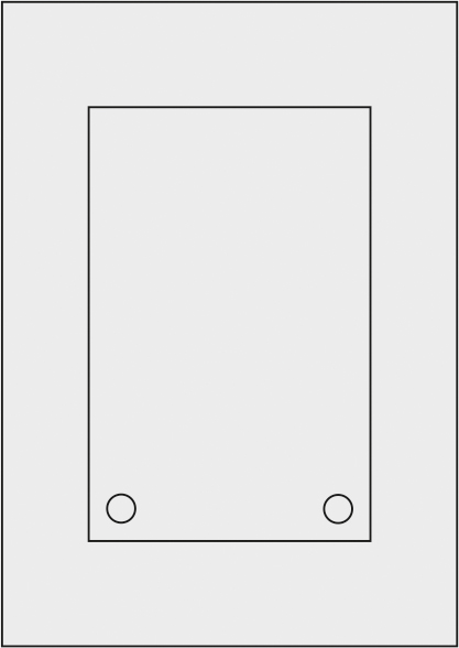 Laserdruck-Folien matt - KRISTALLUM-R + INOFIX-Q - 130 x 200 mm 4-Loch