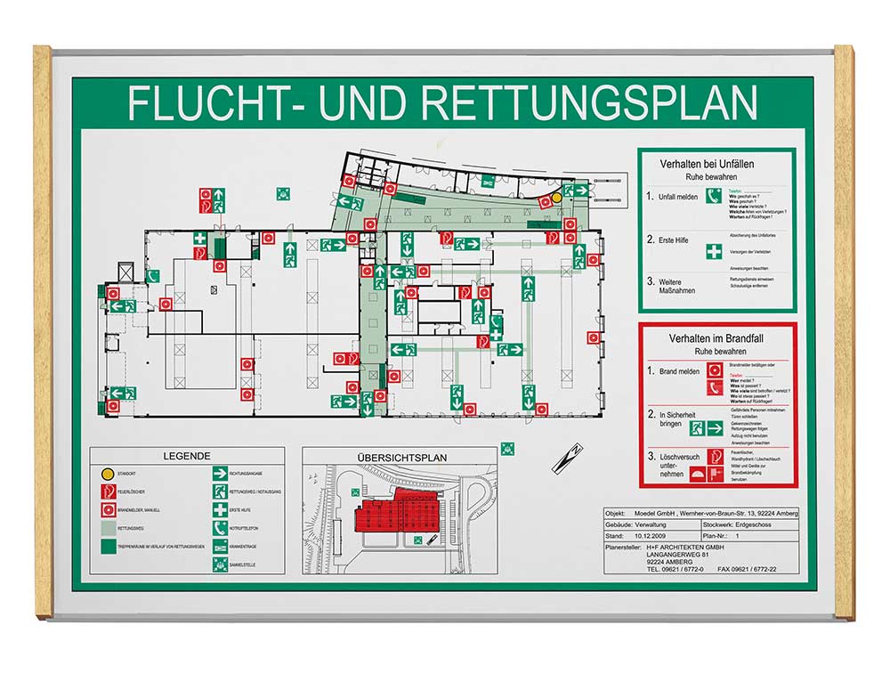 Türschild LMH Silver Line Ahorn - 431,5 x 299,5 mm (BxH) A3 quer