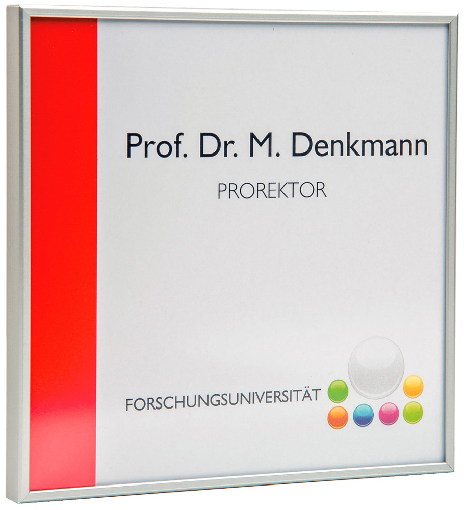 Türschild SYSTEM12 - 151 x 107,5 mm A6 quer