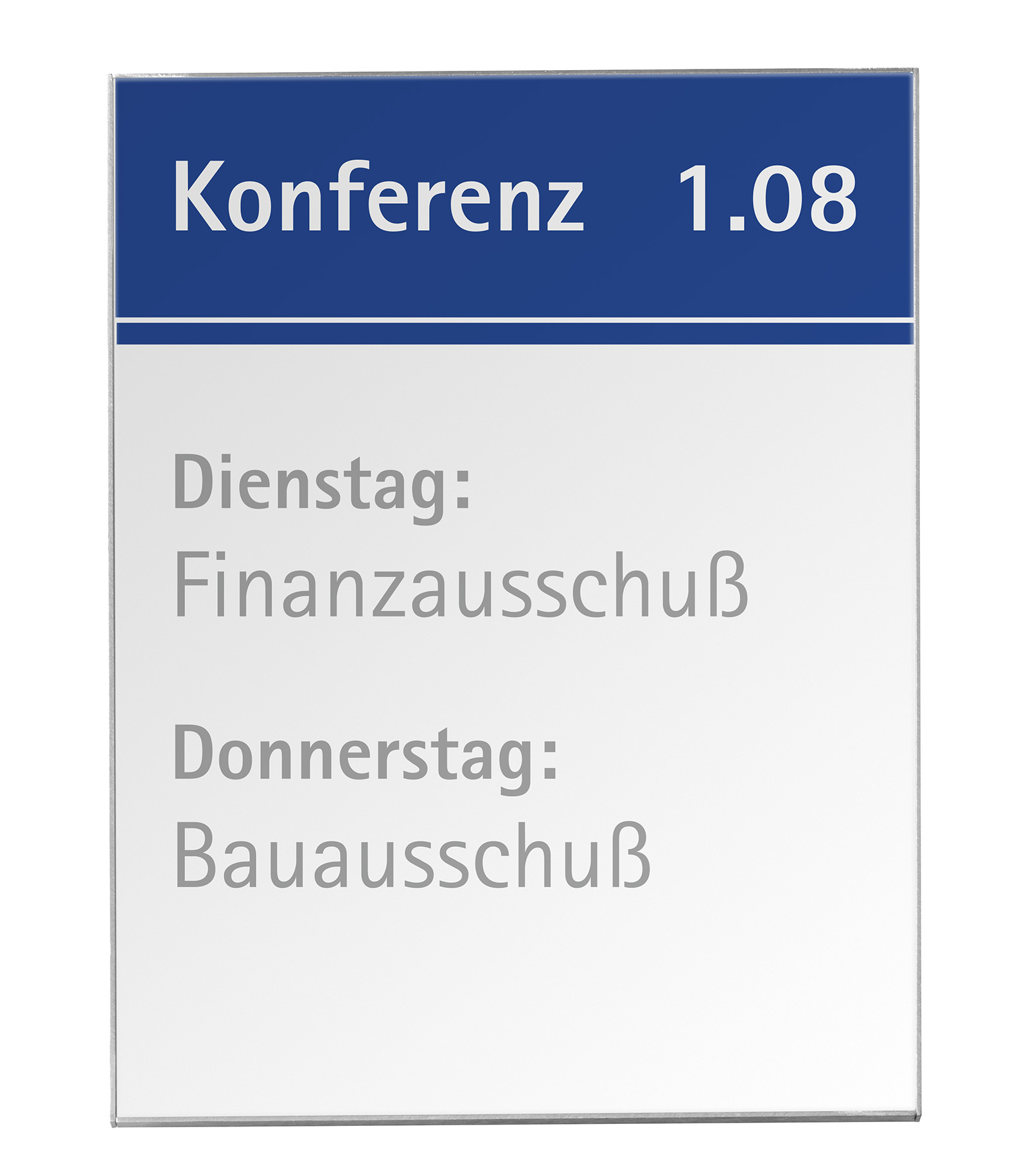 Türschild RIO - 149,5 x 212 mm A5 (hoch oder quer)