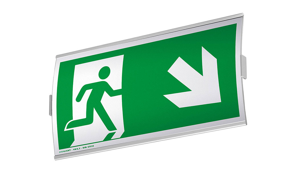 Türschild / Fluchtwegweiser FRANKFURT - 297 x 155 mm (BxH)