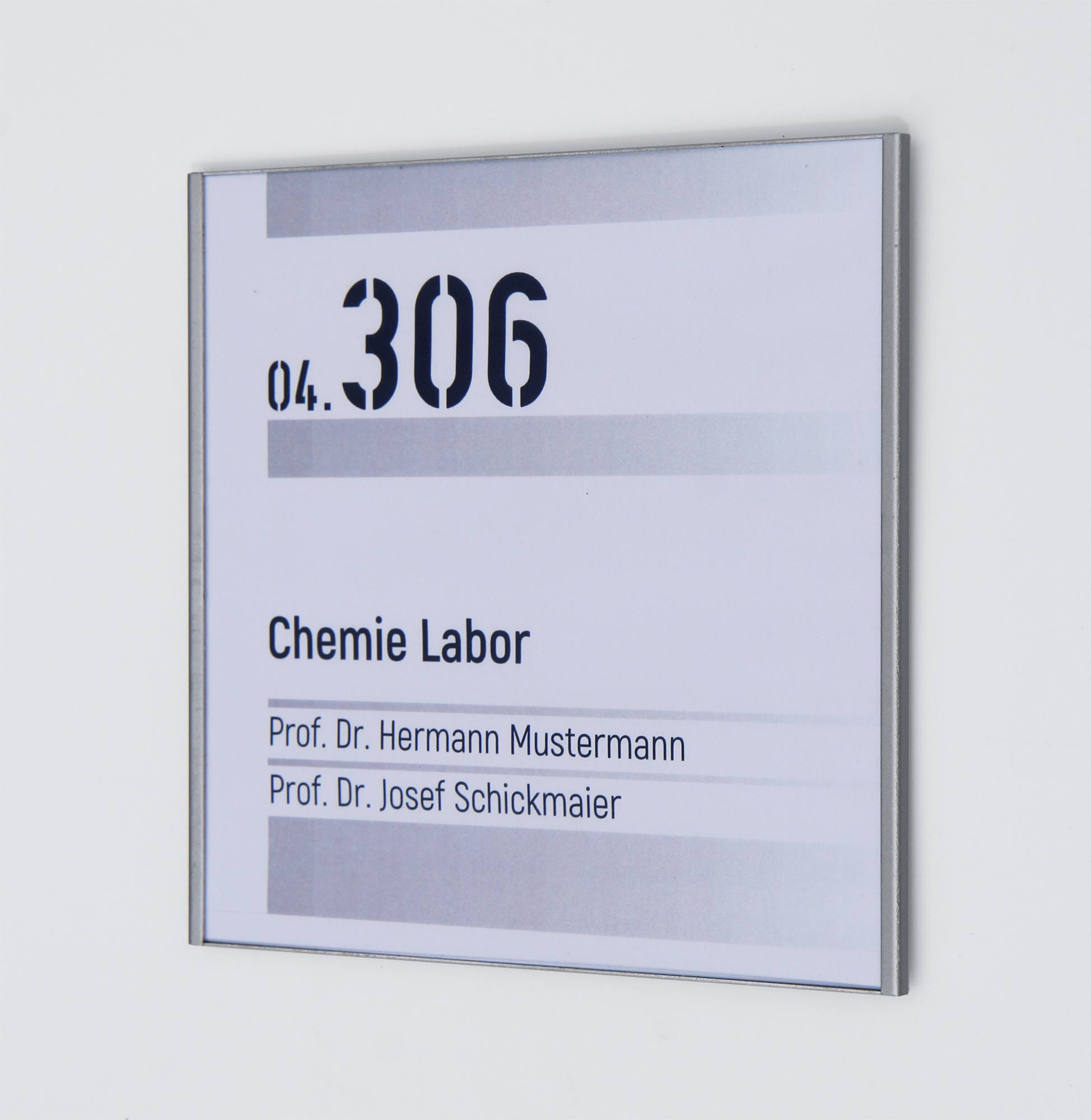 Türschild ALU.b1-farbig