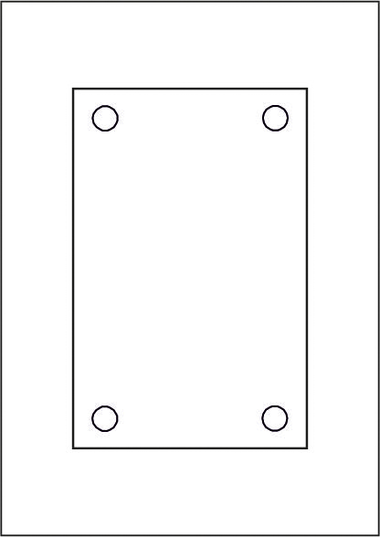 10 Blatt GALERIE - Laserdruck-Folien klar - 130 x 200 mm 4-Loch