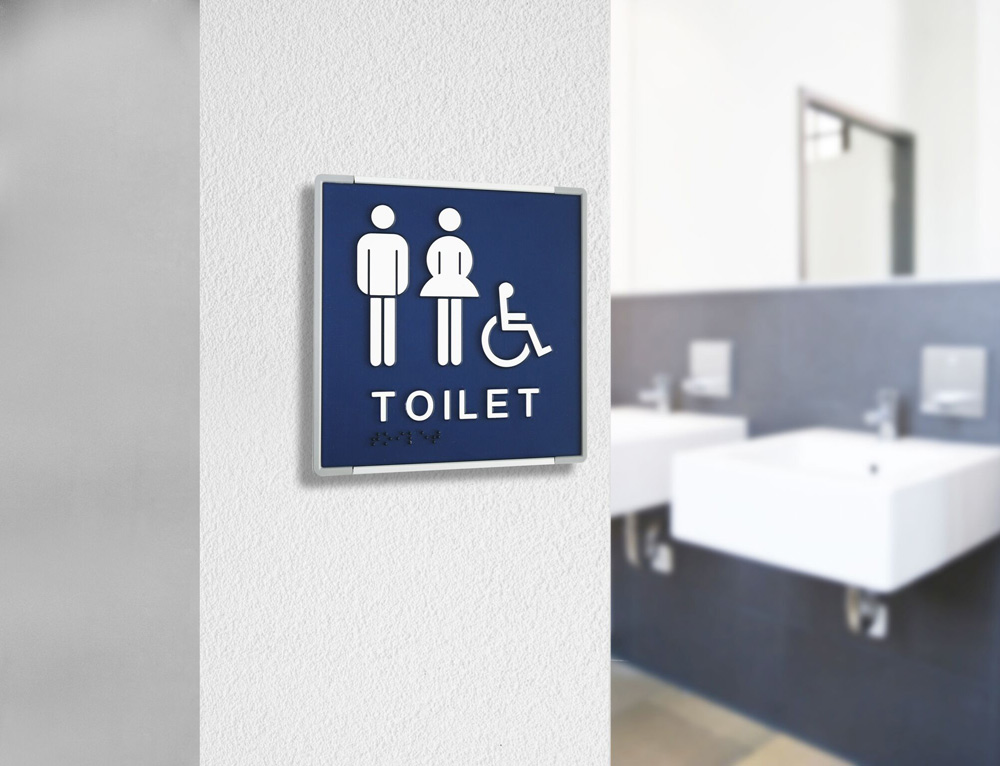 Türschild SignCode Color - 105 x 105 mm (hoch oder quer)