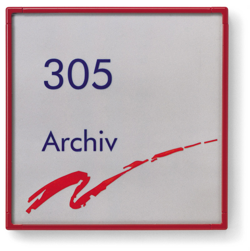 Türschild Unitex-F - 215 x 302 mm A4 (hoch oder quer)