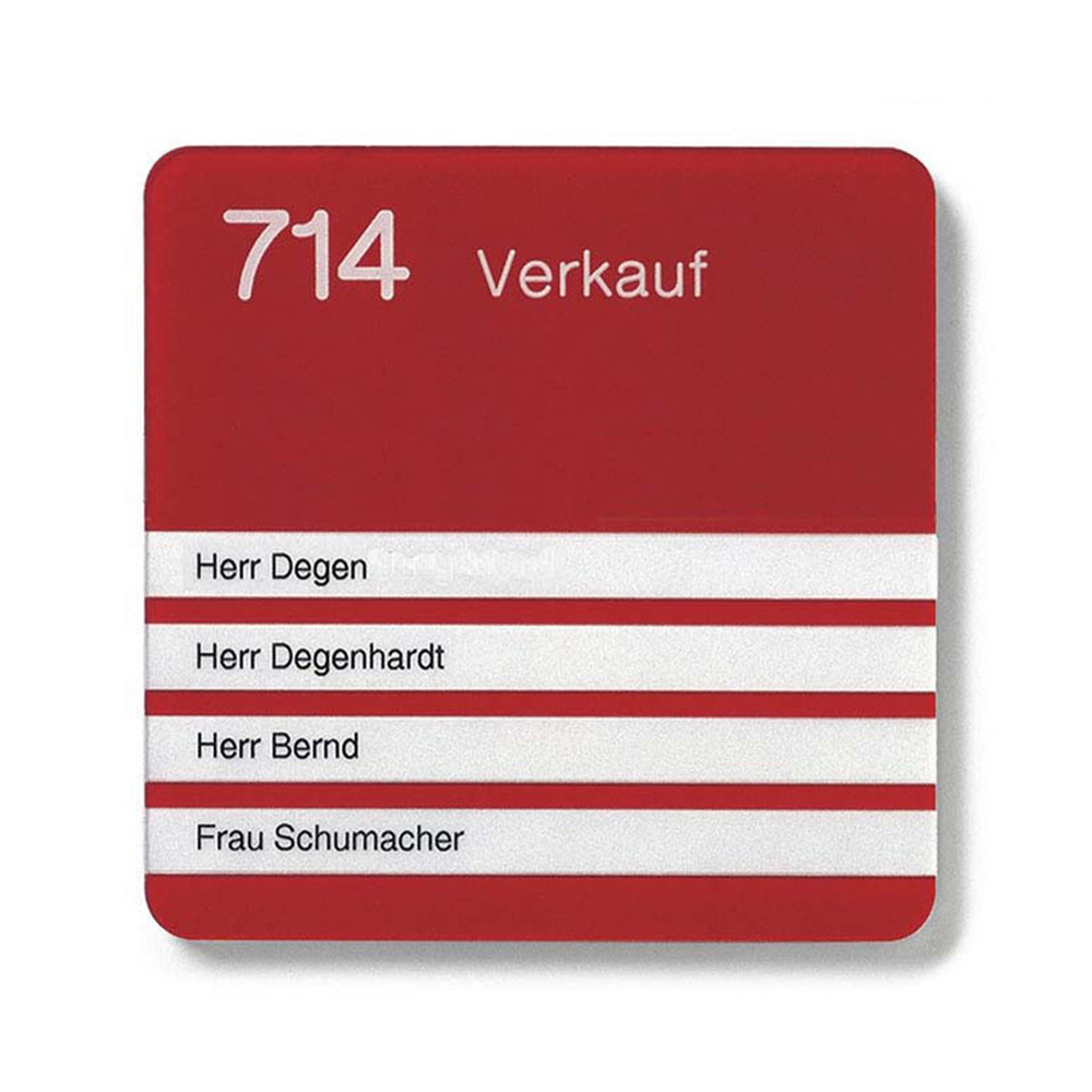 Türschild Unitex-BX-rund - 155 x 155 mm (BxH)