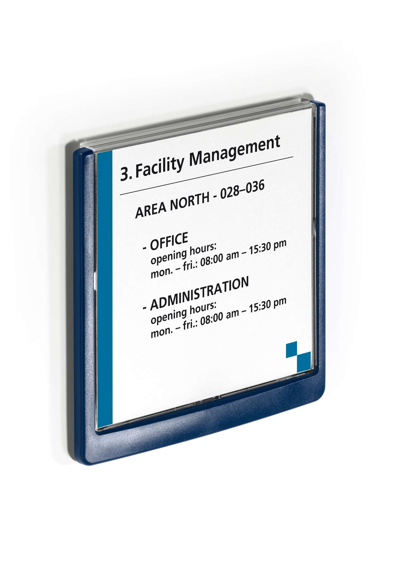 Türschild Click-Sign Durable - 149 x 148,5 mm