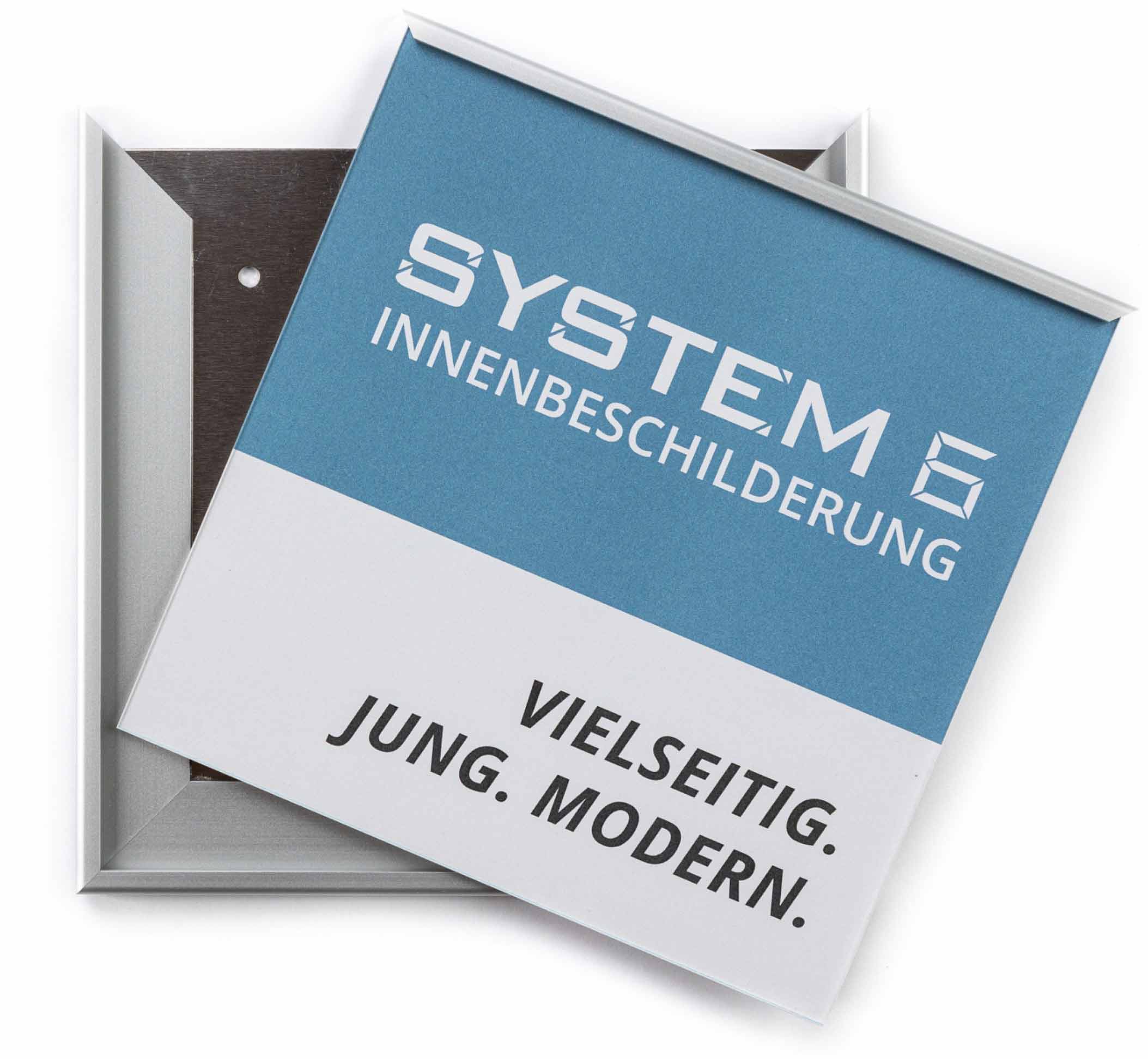 Türschild SYSTEM 6-farbig