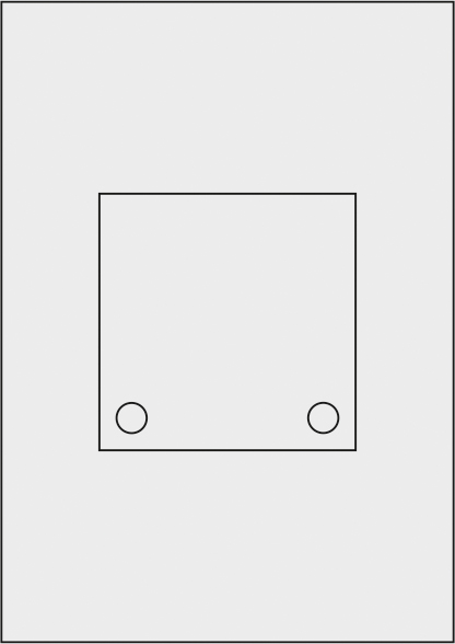 Laserdruck-Folien matt - KRISTALLUM-R + INOFIX-Q - 120 x 120 mm 2-Loch