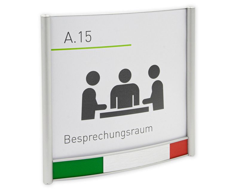 Türschild CIS.n - - Frei / Besetzt-Anzeige - 163 x 148,5 mm (B x H)