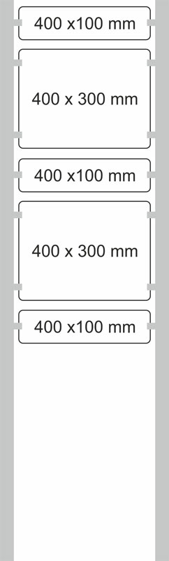 Edelstahl-Schildständer - Typ HGH-PWS-4030