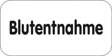 Typ Delta 135 x 68 mm - Blutabnahme