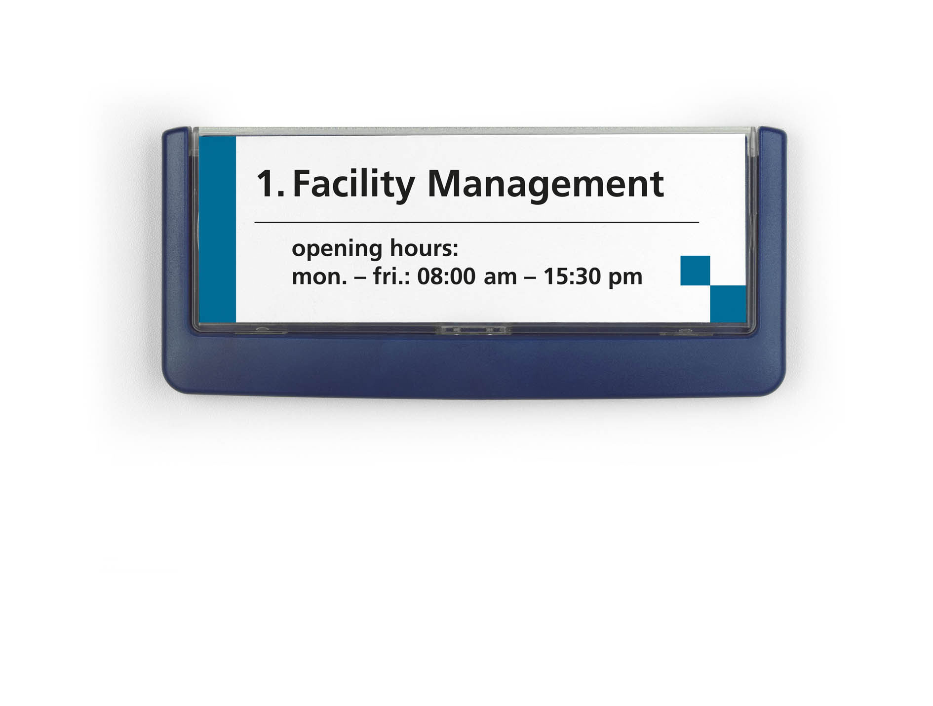 Türschild Click-Sign Durable - 149 x 52,5 mm