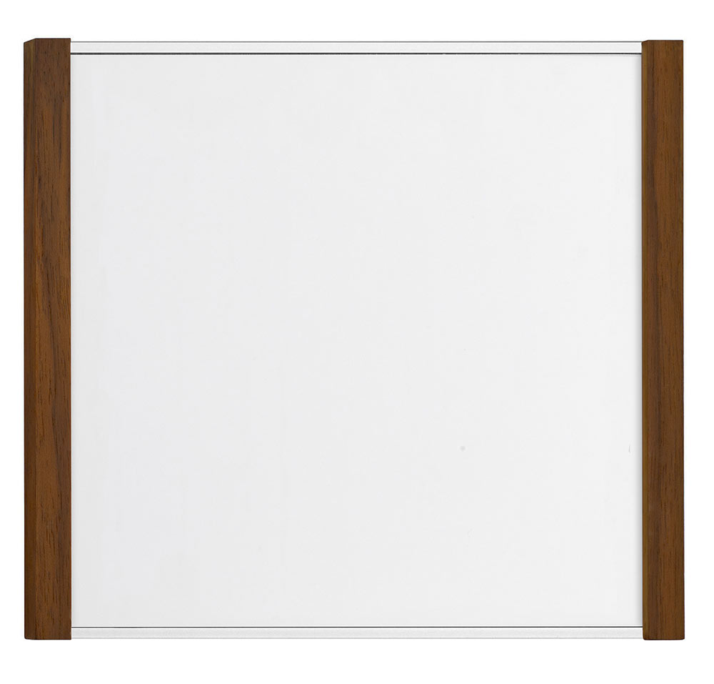 Türschild LMH Silver Line - Nussbaum 159,5 x 150,5 mm