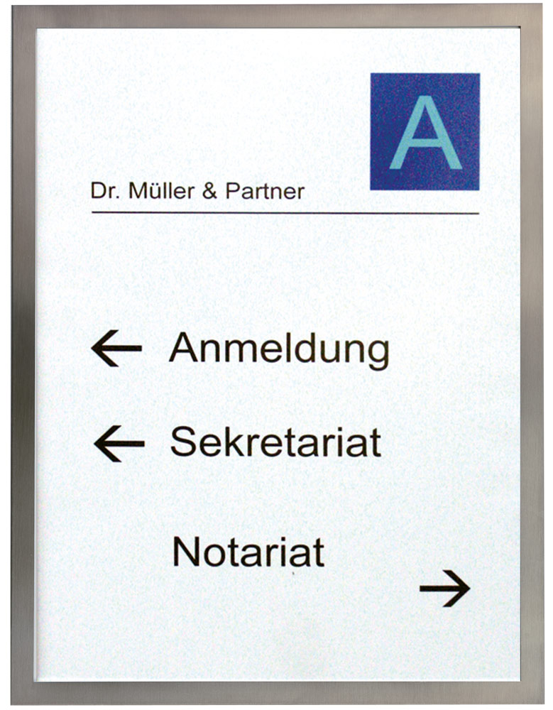 Türschild Margo - 236 x 299 mm A4 (hoch oder quer)