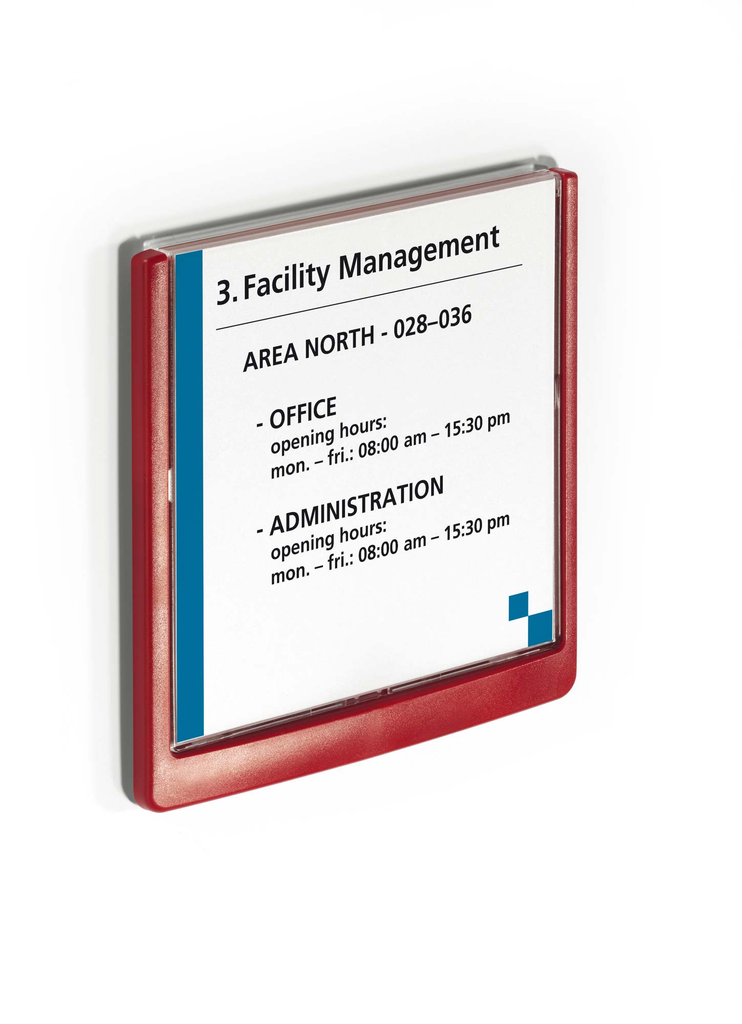 Türschild Click-Sign Durable - 149 x 148,5 mm