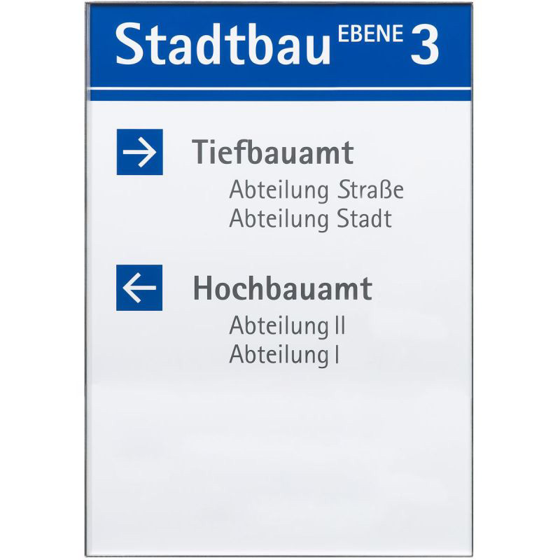 Türschild RIO - 299 x 424 mm A3 (hoch oder quer)