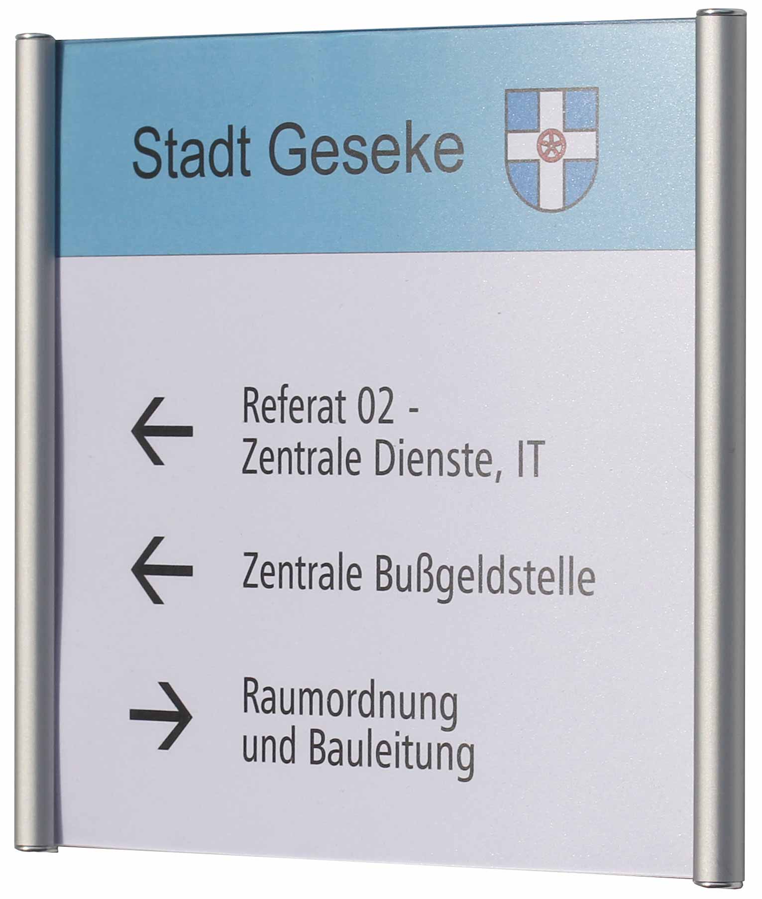 Türschild CIS.n - 163 x 105 mm (B x H) DIN A6 quer