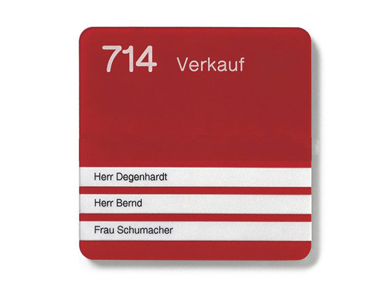 Türschild Unitex-BX-rund