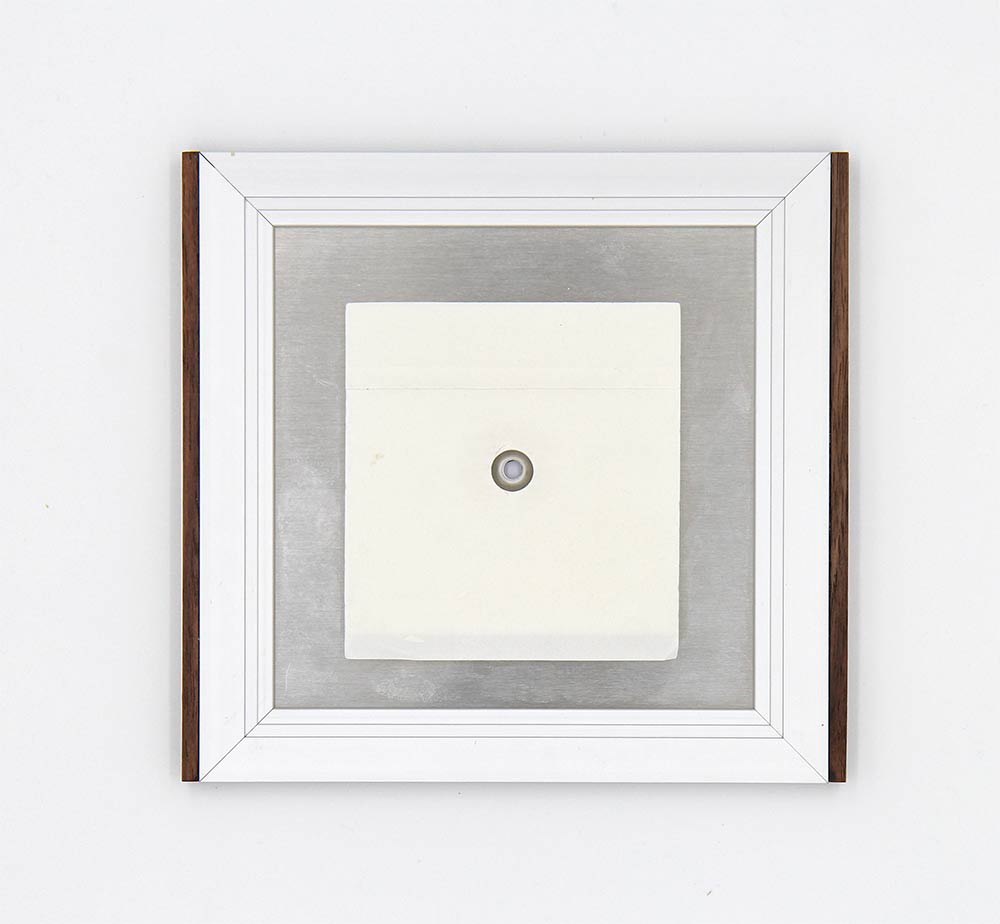 Türschild LMH Silver Line - Nussbaum 159,5 x 150,5 mm