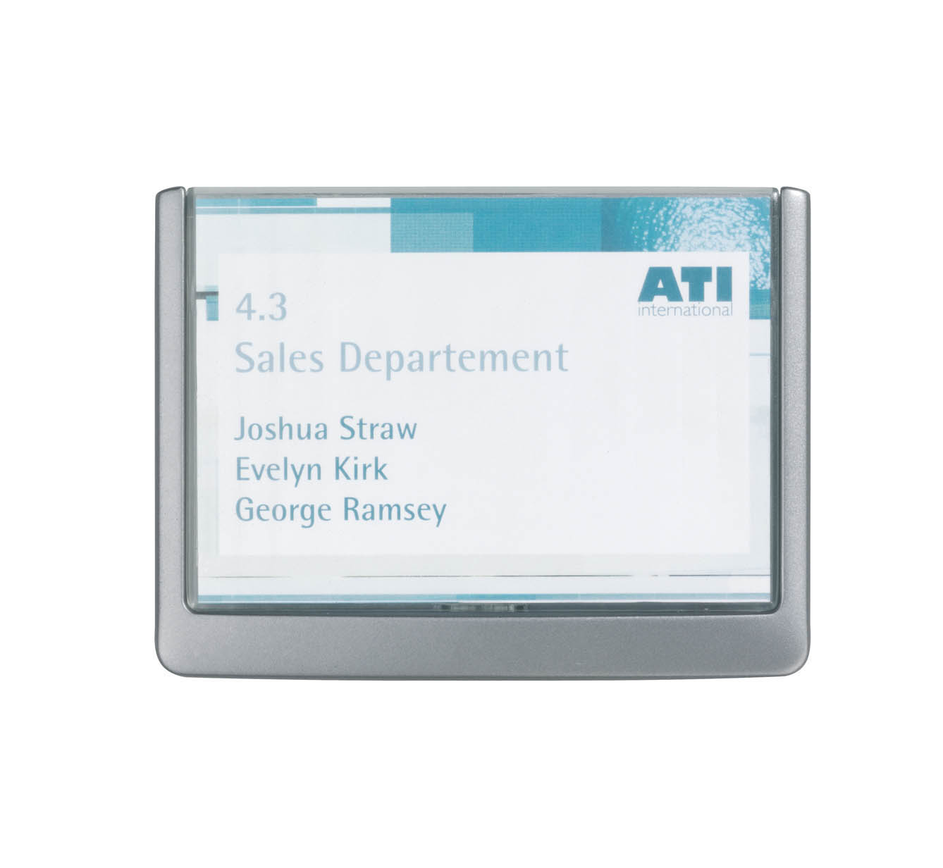 Türschild Click-Sign Durable - 149 x 105,5 mm A6