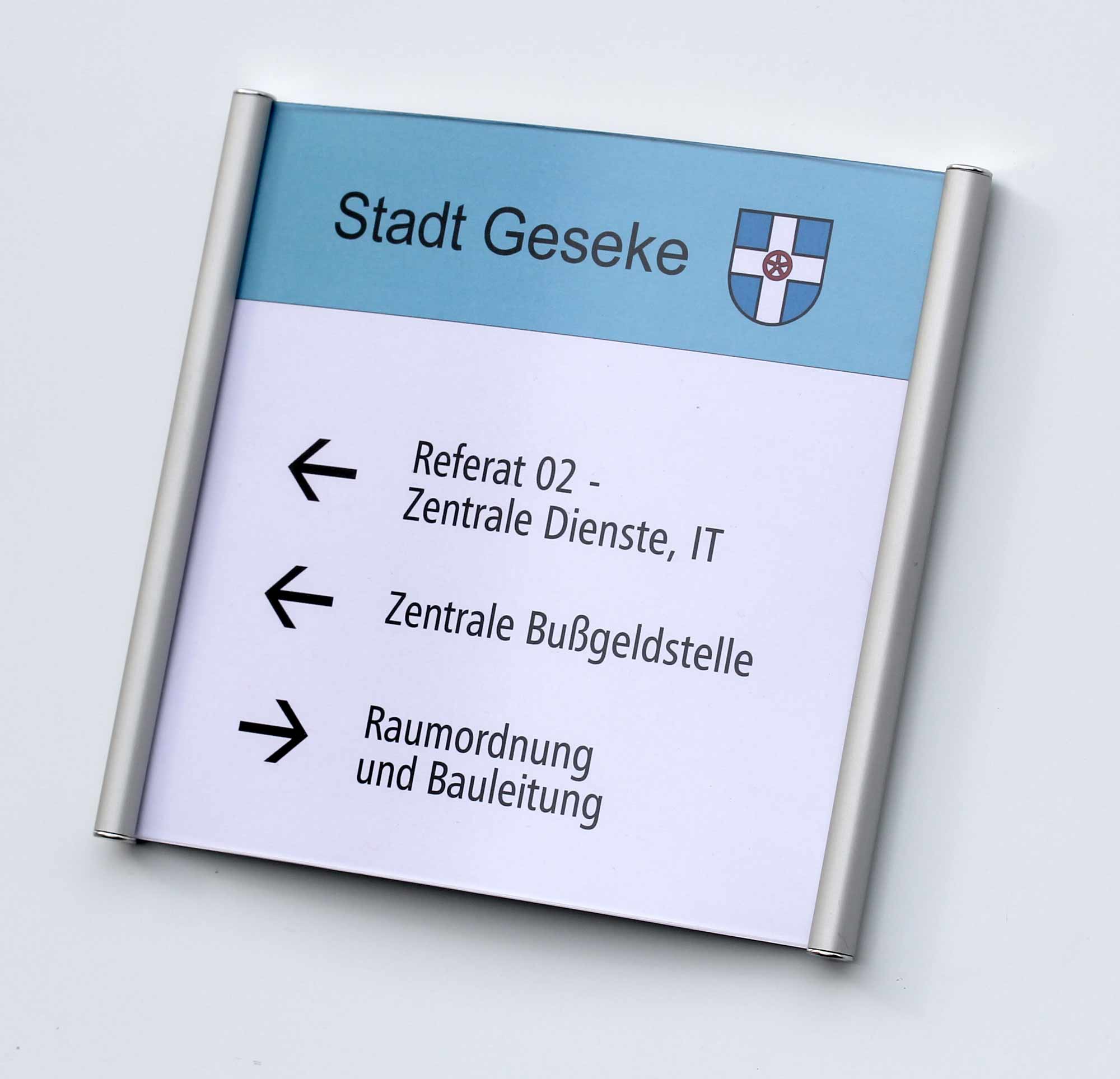 Türschild CIS.n - 163 x 105 mm (B x H) DIN A6 quer