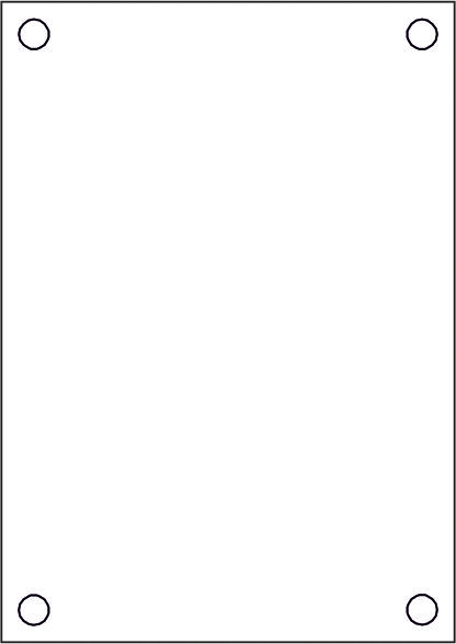 10 Blatt GALERIE - Laserdruck-Folien klar - 210 x 297 mm (A4) 4-Loch