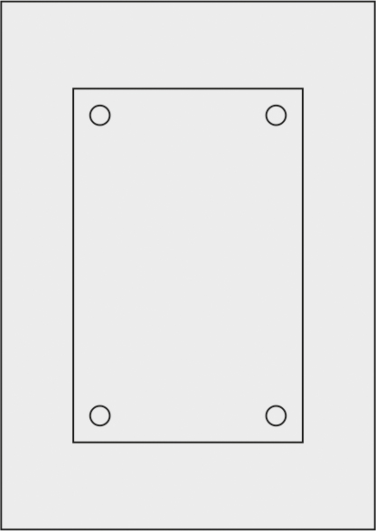 Laserdruck-Folien matt - KRISTALLUM-R + INOFIX-Q - 200 x 130 mm 4-Loch