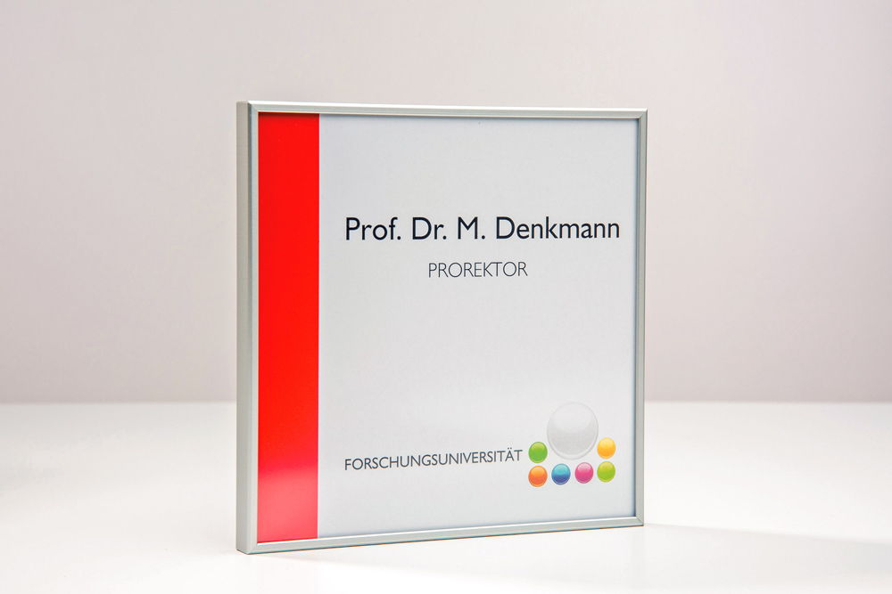 Türschild SYSTEM12 - 151 x 107,5 mm A6 quer
