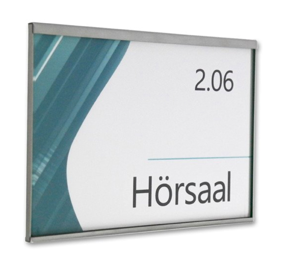 Türschild NIRO.esg - 422,5 x 302,5 mm, A3 quer