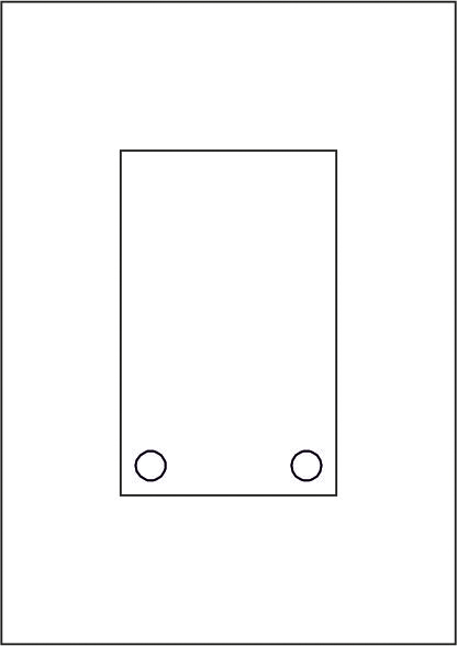 10 Blatt GALERIE - Laserdruck-Folien klar - 100 x 160 mm 2-Loch