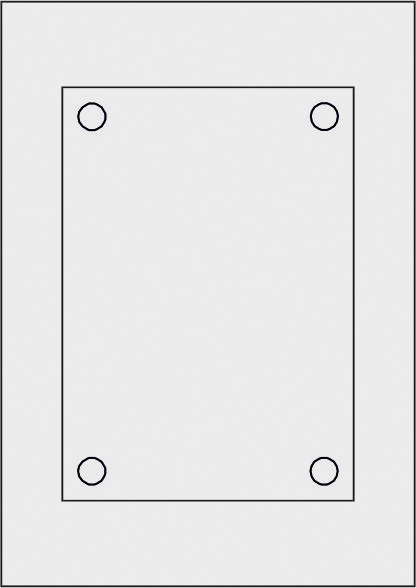 10 Blatt GALERIE - Laserdruck-Folien matt satiniert - 210 x 148 mm 4-Loch