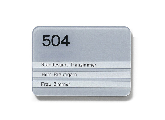 Türschild Unitex-B-rund