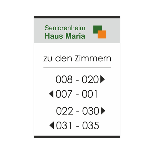 Türschild SlideFix Black - 210 x 297 mm (BxH) A4 hoch