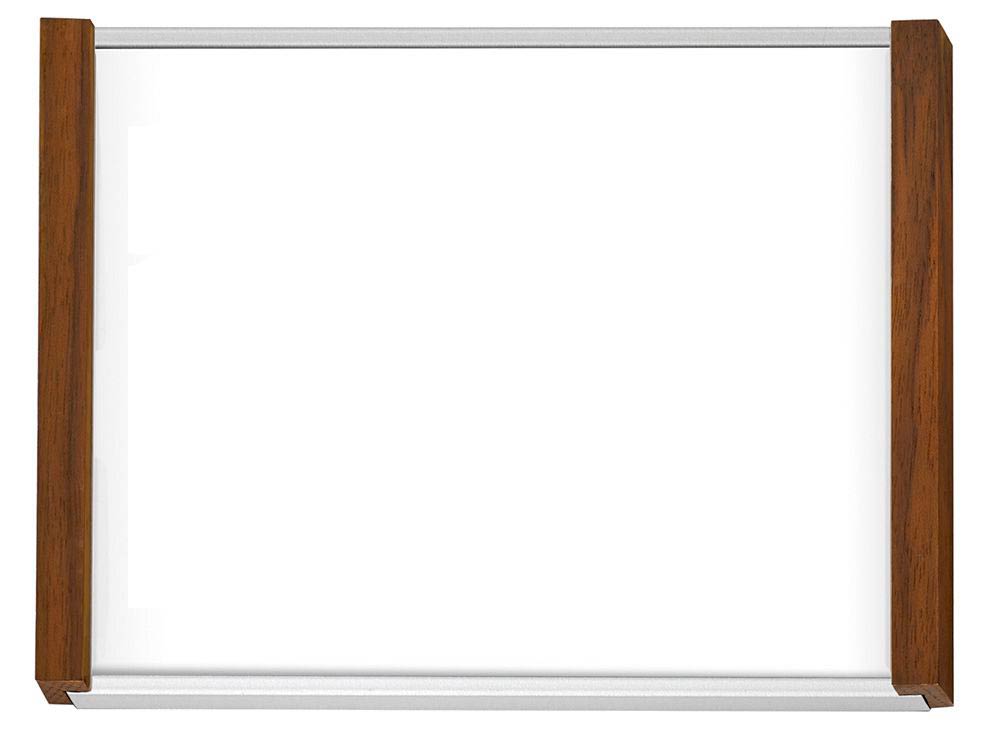 Türschild LMH Silver Line - Nussbaum 159,5 x 105,5 mm A6 quer