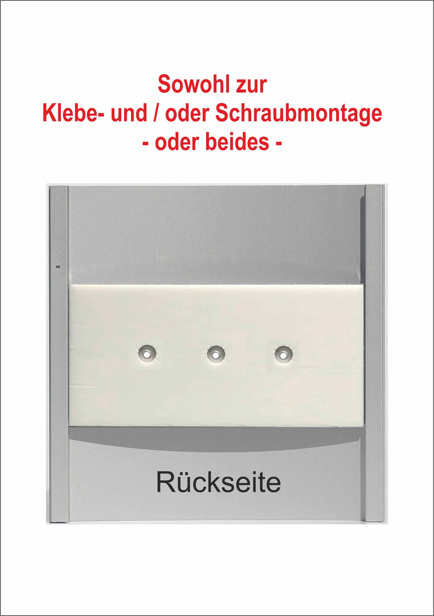 Türschild ORLANDO - 110 x 148 mm (BxH) A6 hoch