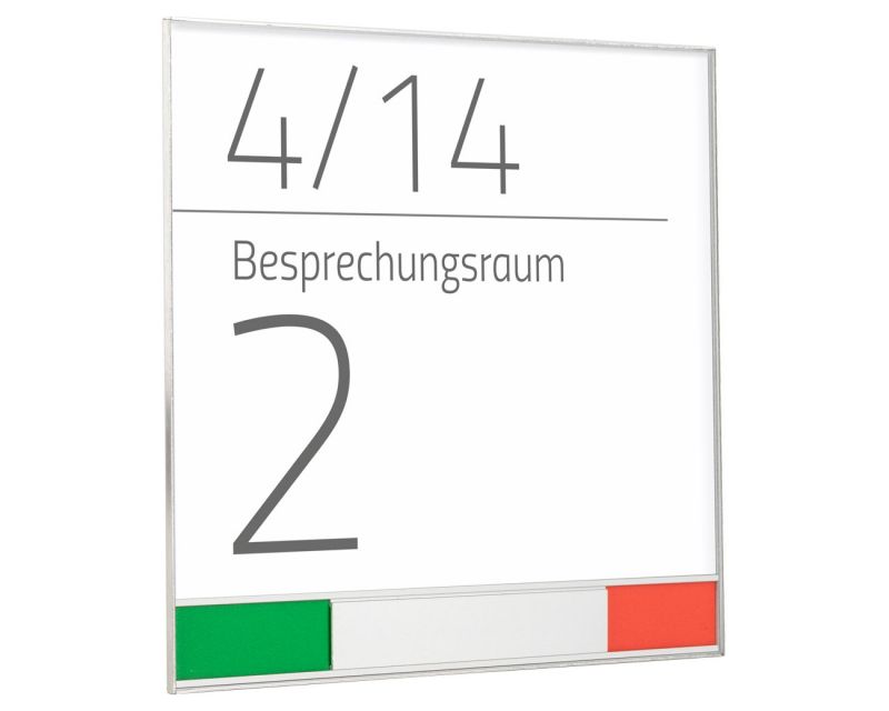 Türschild NIRO.clic Frei-Besetzt-Anzeige - 150 x 150 mm