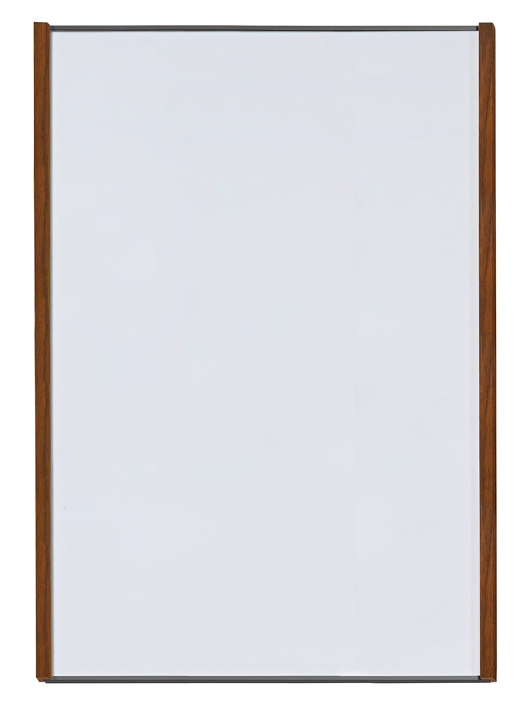 Türschild LMH Silver Line - Nussbaum 308,5 x 422,5 mm A3 hoch
