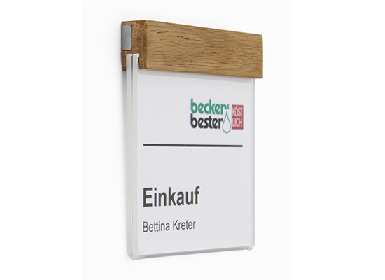 Türschild TwinHolz-Eiche