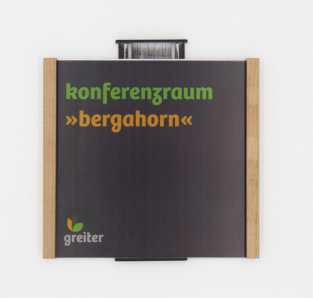 Türschild LMH OSLO Ahorn - 160 x 103 mm (BxH) A6 quer