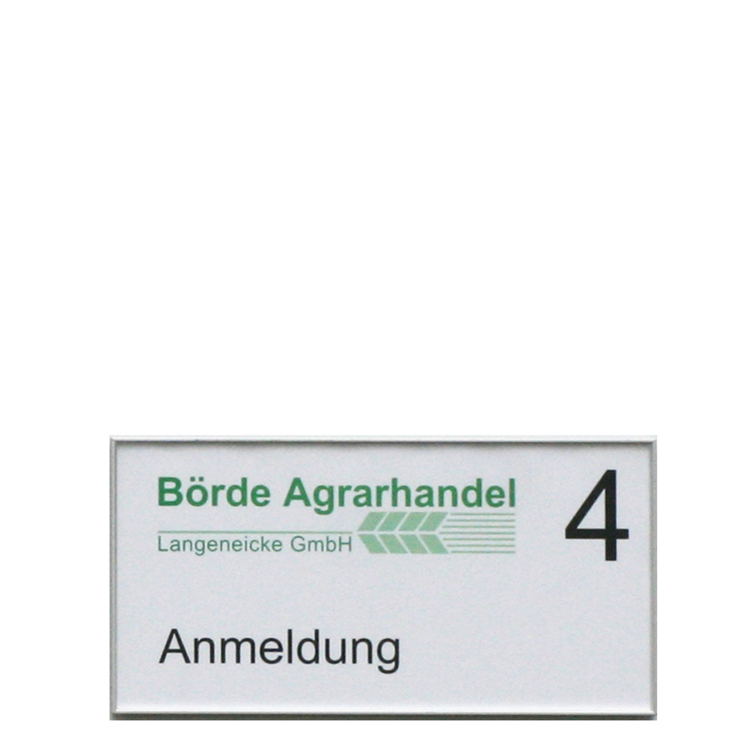 Türschild FORMO.plex - 213,5 x 108,5 mm