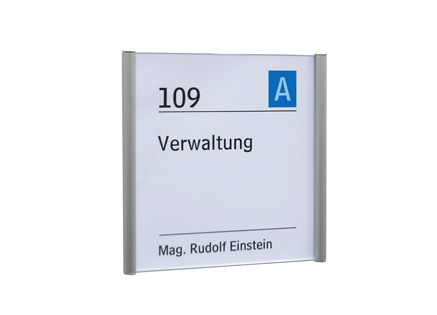 Türschild PLANO - 162 x 148,5 mm