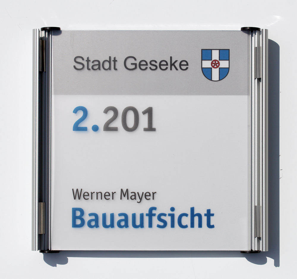 Türschild Unitex-G - 155 x 110 mm (BxH)