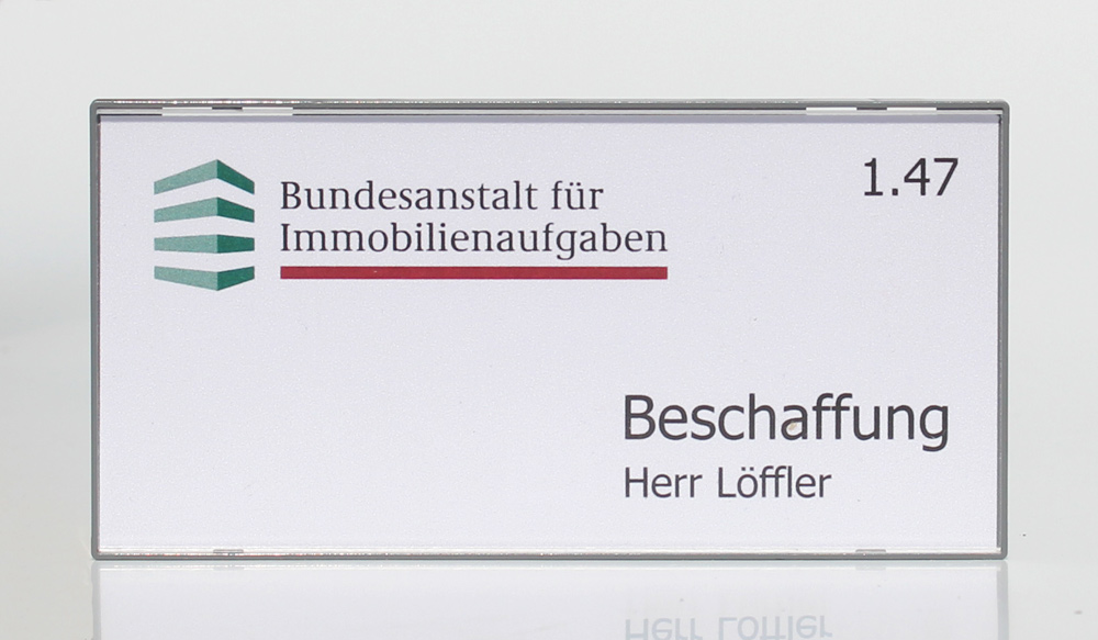 Türschild KAIRO-EASY - 149,5 x 74,75 mm - (nur in VE`s = 1 VE = 10 Stück)