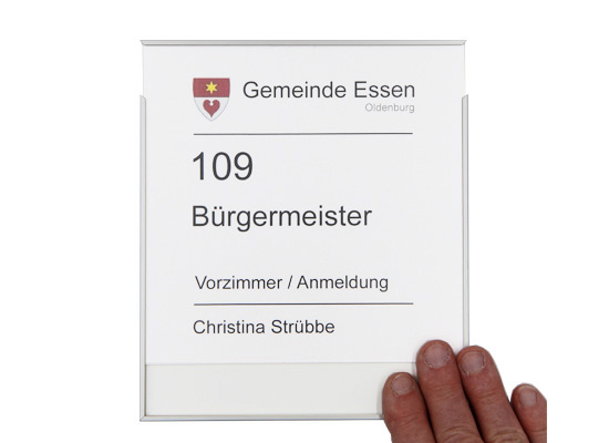 Türschild FORMO.einschub-light