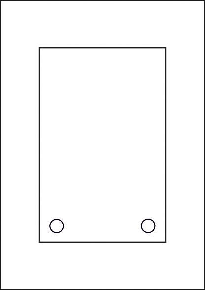 10 Blatt GALERIE - Laserdruck-Folien klar - 130 x 200 mm 2-Loch