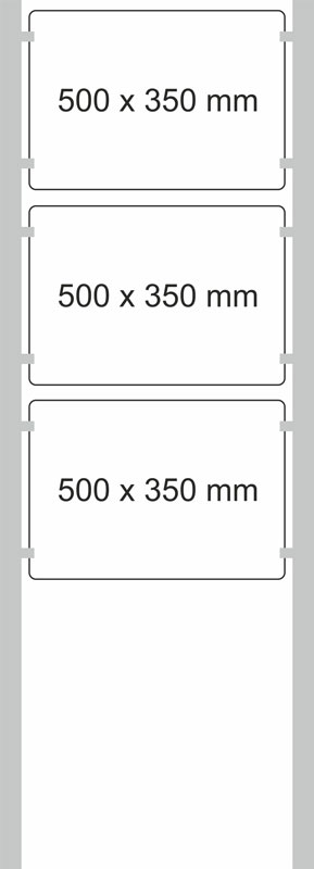 Edelstahl-Schildständer - Typ HGH-PWS-5035