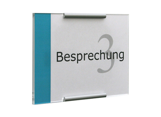 Türschild Topas