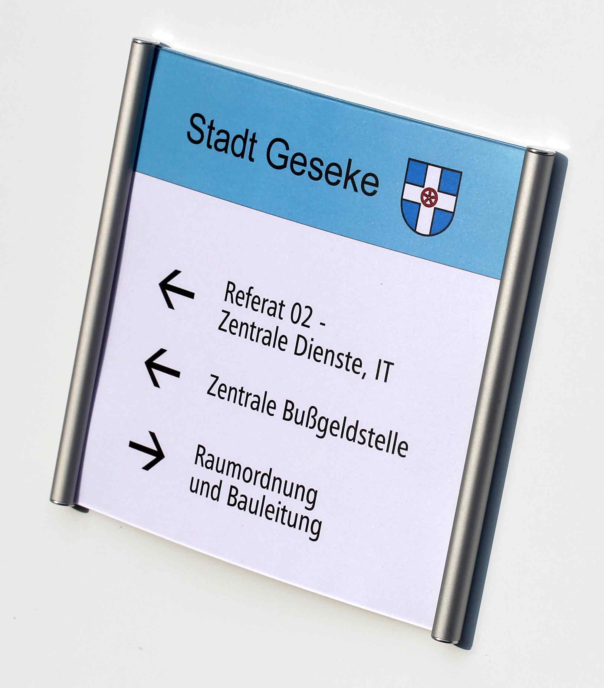 Türschild CIS.n - 163 x 105 mm (B x H) DIN A6 quer